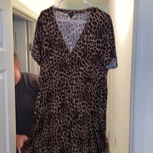 MIDI cheetah dress